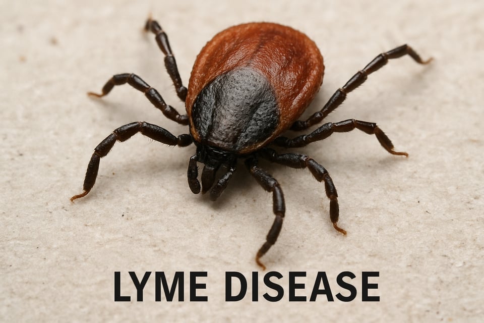An image of a tick that carries lyme disease